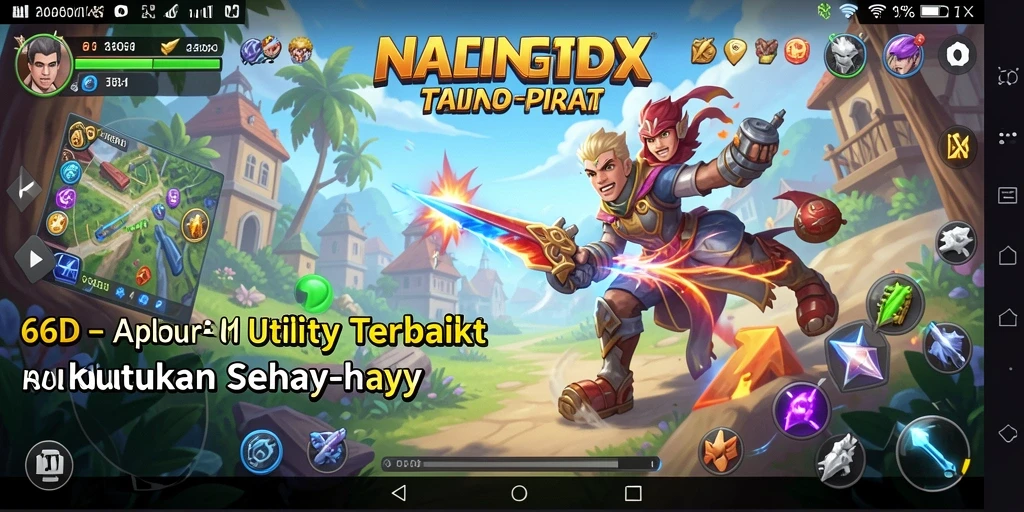 Tampilan screenshot utama 66D, menampilkan antarmuka aplikasi Utility.