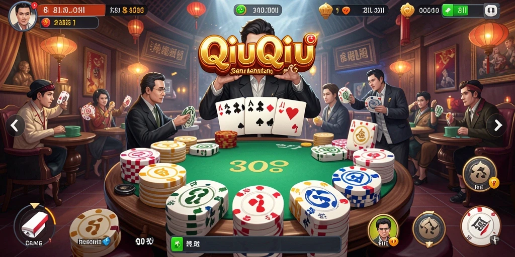 Tampilan gameplay QiuQiu yang mendebarkan dalam 8II.