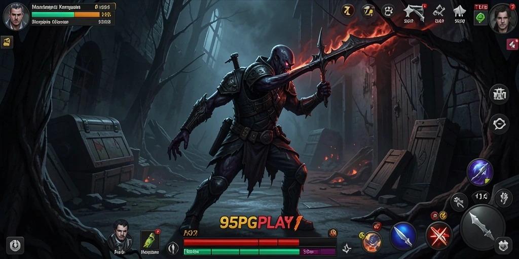 Tangkapan layar menampilkan momen kengerian dalam gameplay 95PGPLAY.