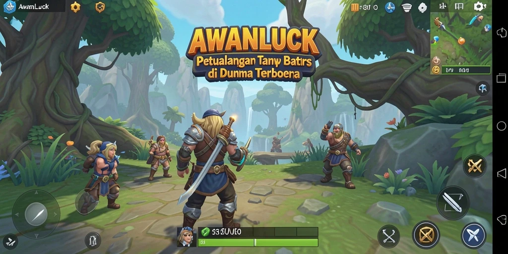 Menampilkan gameplay menakjubkan di dunia terbuka AWANLUCK.