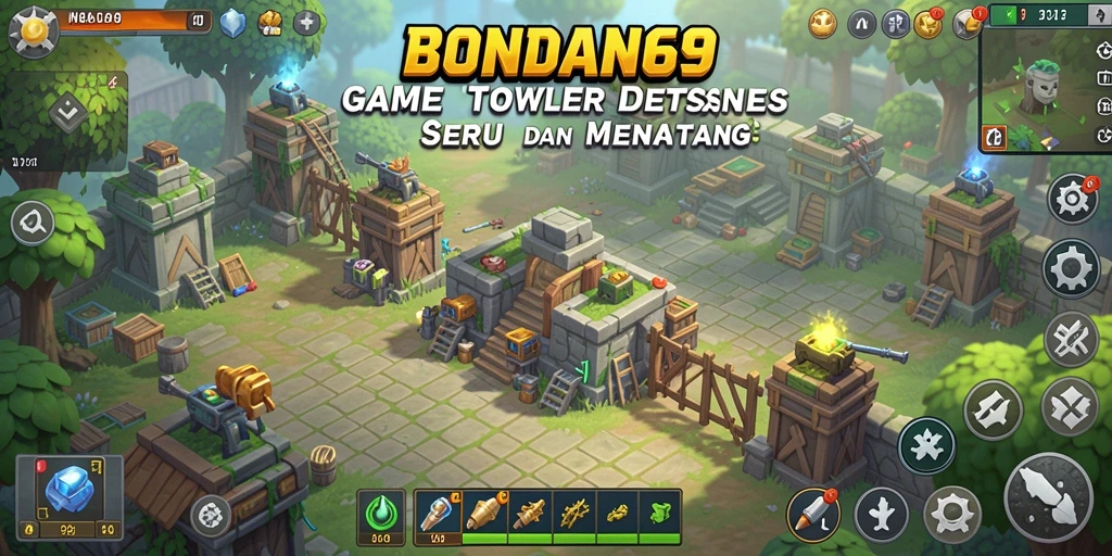 Gameplay BONDAN69 yang seru dalam Tower Defense.