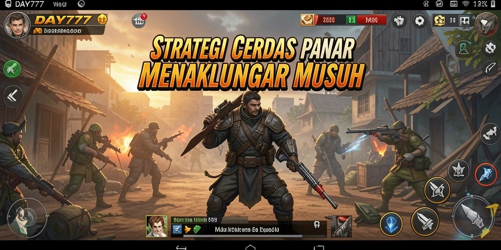 Tampilan gameplay strategi yang menarik dalam DAY777.