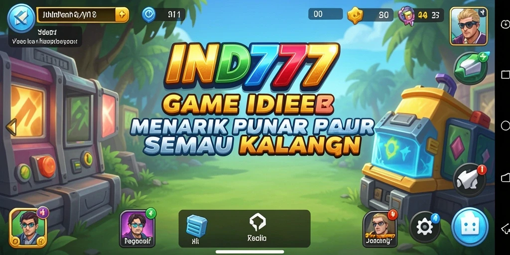 Screenshot permainan IND777 dengan gameplay Idle yang menarik.
