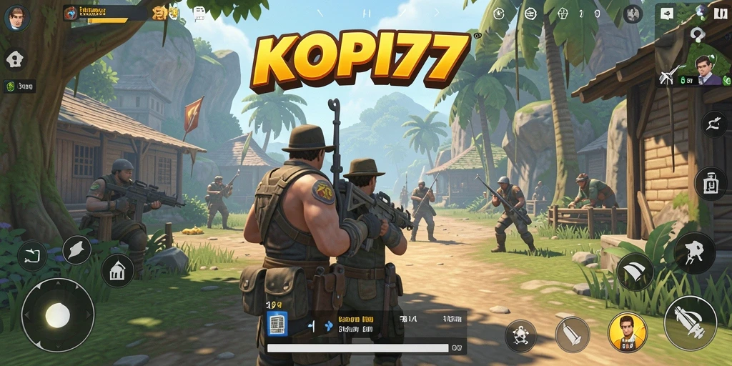 Tampilan gameplay Open World KOPI77 yang menakjubkan dan interaktif.