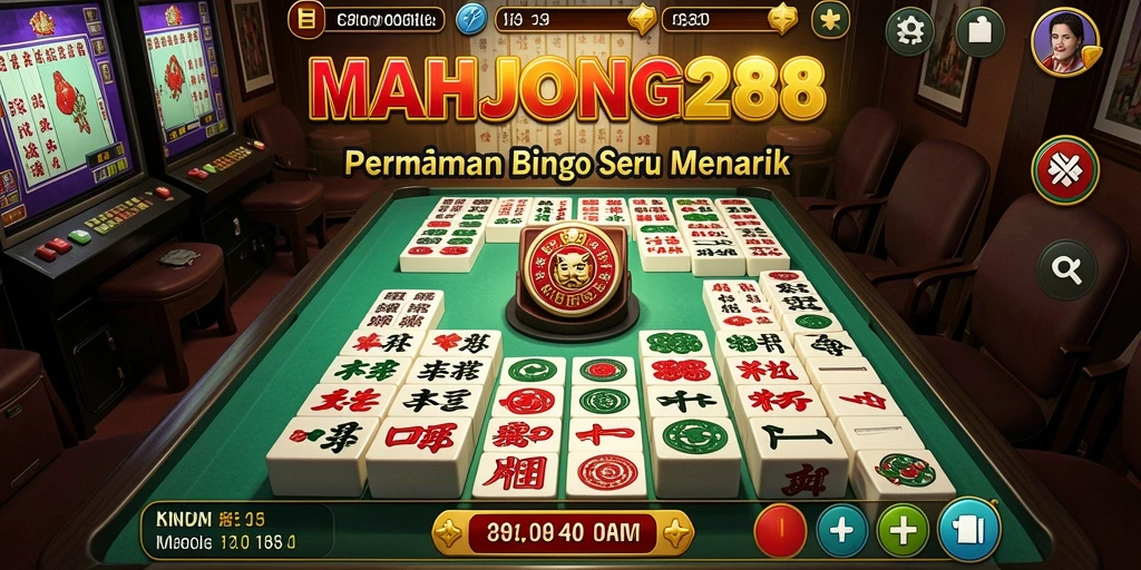 Tampilan gameplay Bingo yang seru di MAHJONG288.