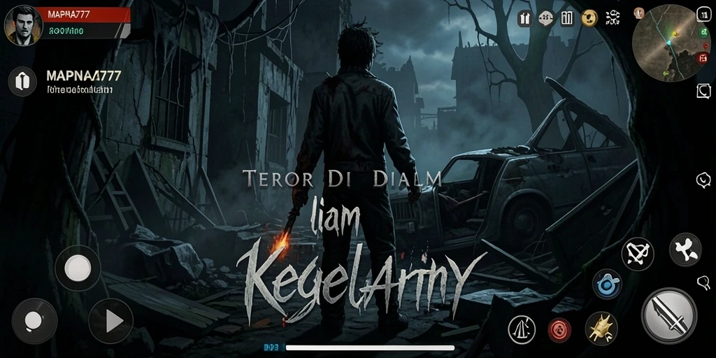 Gameplay seram di dalam MAPNA777 dengan atmosfer mencekam dan menegangkan.