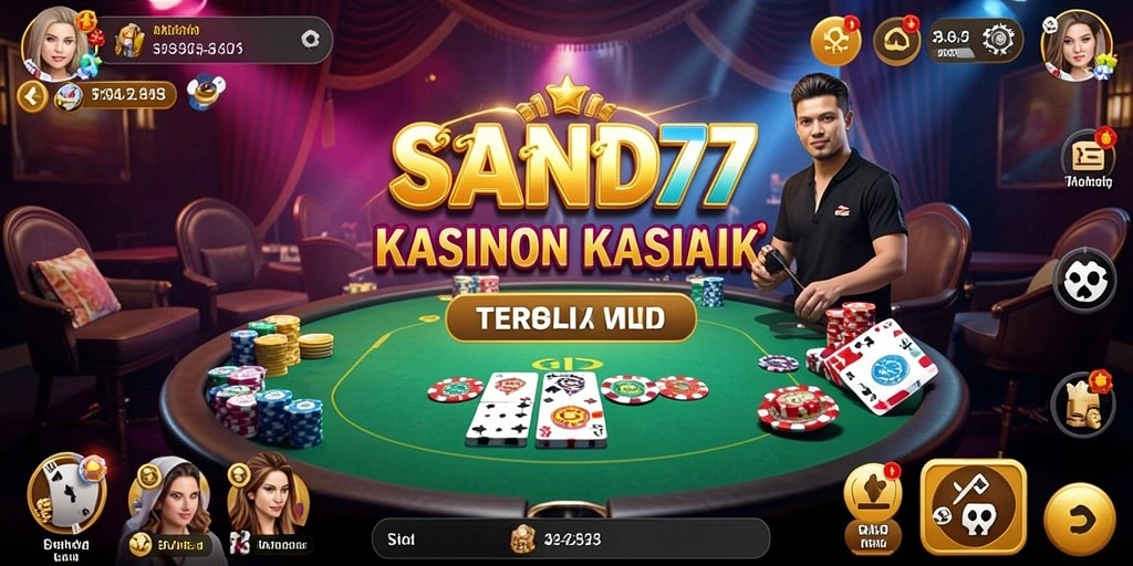 Tampilan menarik gameplay Kasino di SAND77 yang menyenangkan.