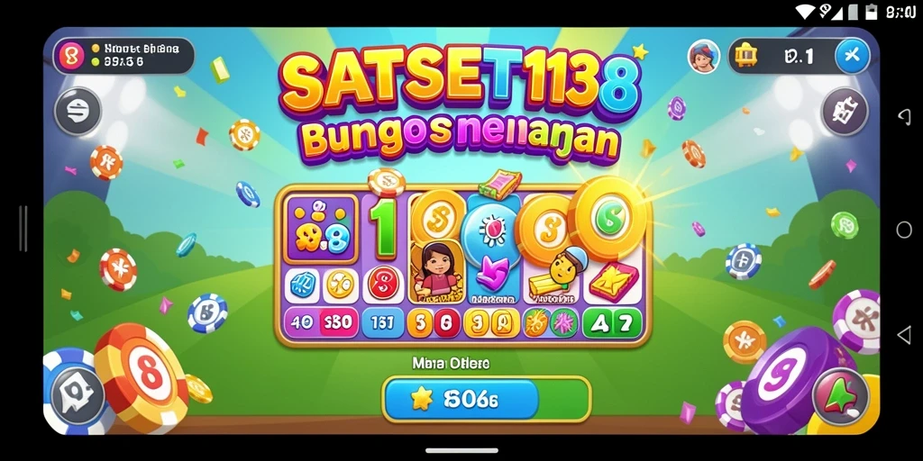 Tampilan gameplay Bingo yang seru dan mengasyikkan dari SATSET138.